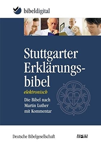 Cd-Rom - Stuttgarter Erklärungsbibel Elektronisch: Die Bibel Nach Martin Luther Mit Kommentar (Bibeldigital)