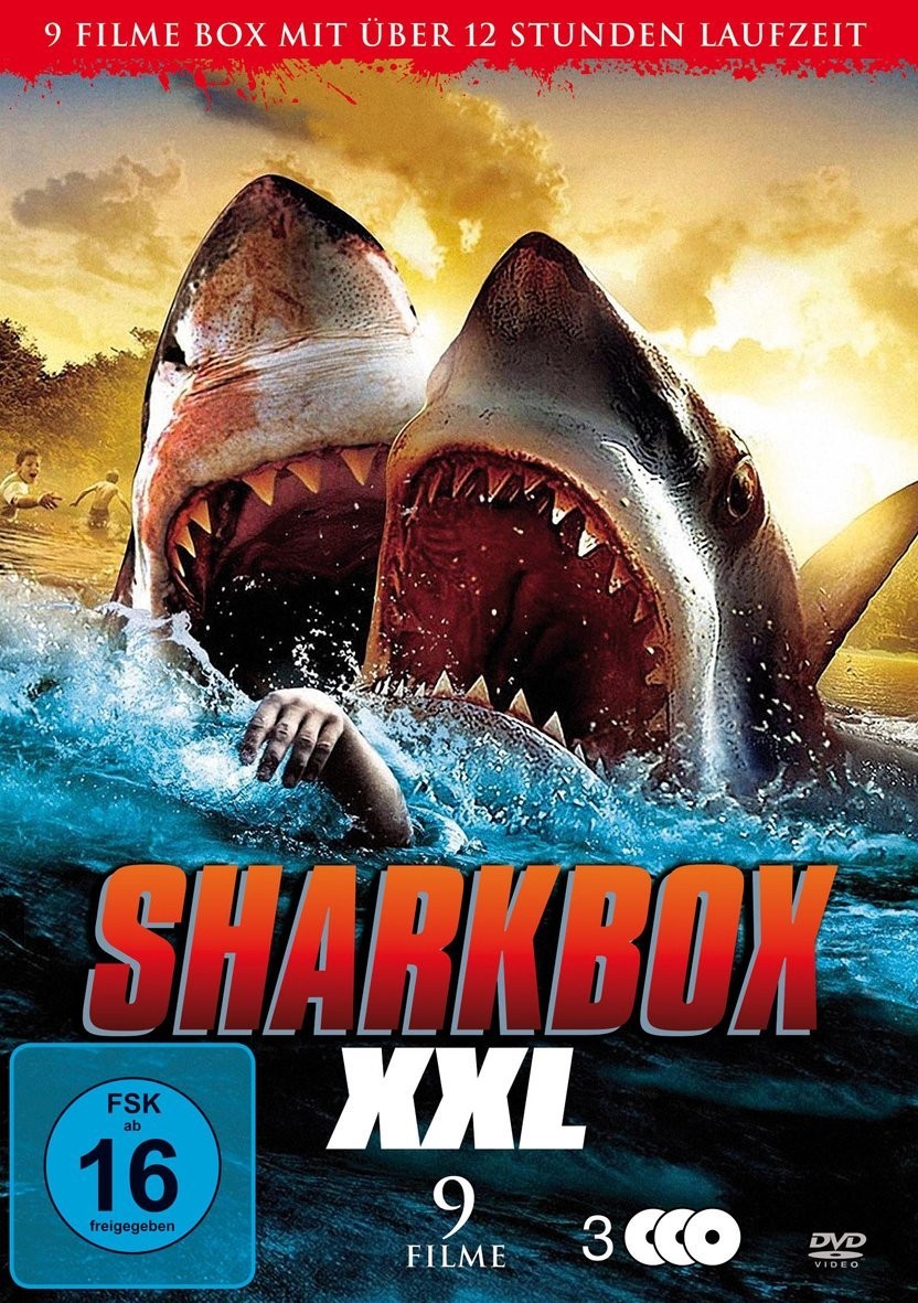Dvd - Sharkbox Xxl - 9 Filme Box (U.a. Sharknado, 2-Headed Shark Attack)