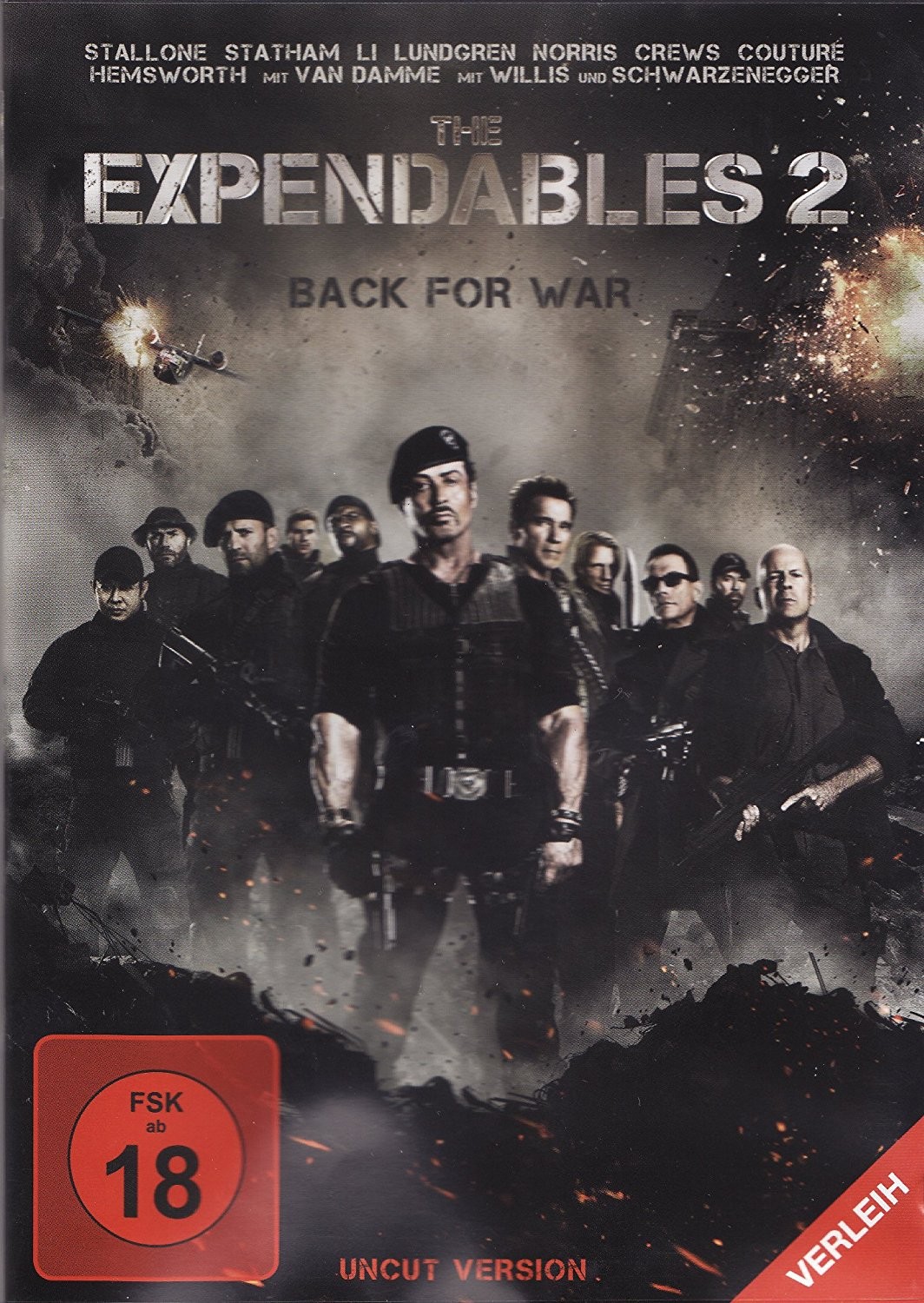 Dvd - The Expendables 2 - Back For War (Uncut Version)