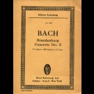 Ârnold Schering - Brandenburg Converto No. 5. D Major For Piano, Flute And Violin With Accompaniment Of Violin, Viola, Violoncello And Continuo By Johann Sebastian Bach.