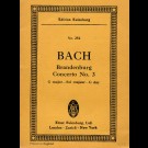 Arnold Schering - Edition Eulenburg. Brandenburg Concerto No. 3 G Major For 3 Violins, 3 Violas, 3 Violoncello And Continuo By Johann Sebastian Bach.
