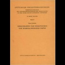 Dieter Jankuhn - Bibliographie Der Hieratischen Und Hieroglyphischen Papyri