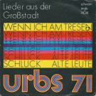 Peter Janssens, Peter Backhausen / Inge Brandenburg - Lieder Aus Der Großstadt - Urbs 71