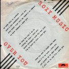 Roxy Music - Over You / Manifesto