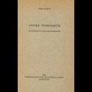 Karl Christ - Antike Numismatik. Einführung Und Bibliographie