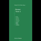 Volkert H.-U. Koch - Bremer Texte 3 - Beiträge Bremischer Autorinnen Und Autoren Zum Thema Bremen
