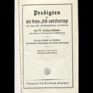 M. Ludwig Hofacker - Predigten Für Alle Sonn-, Fest- Und Feiertage Nebst Einigen Buß- Und Bettags-Predigten Und Grabreden.